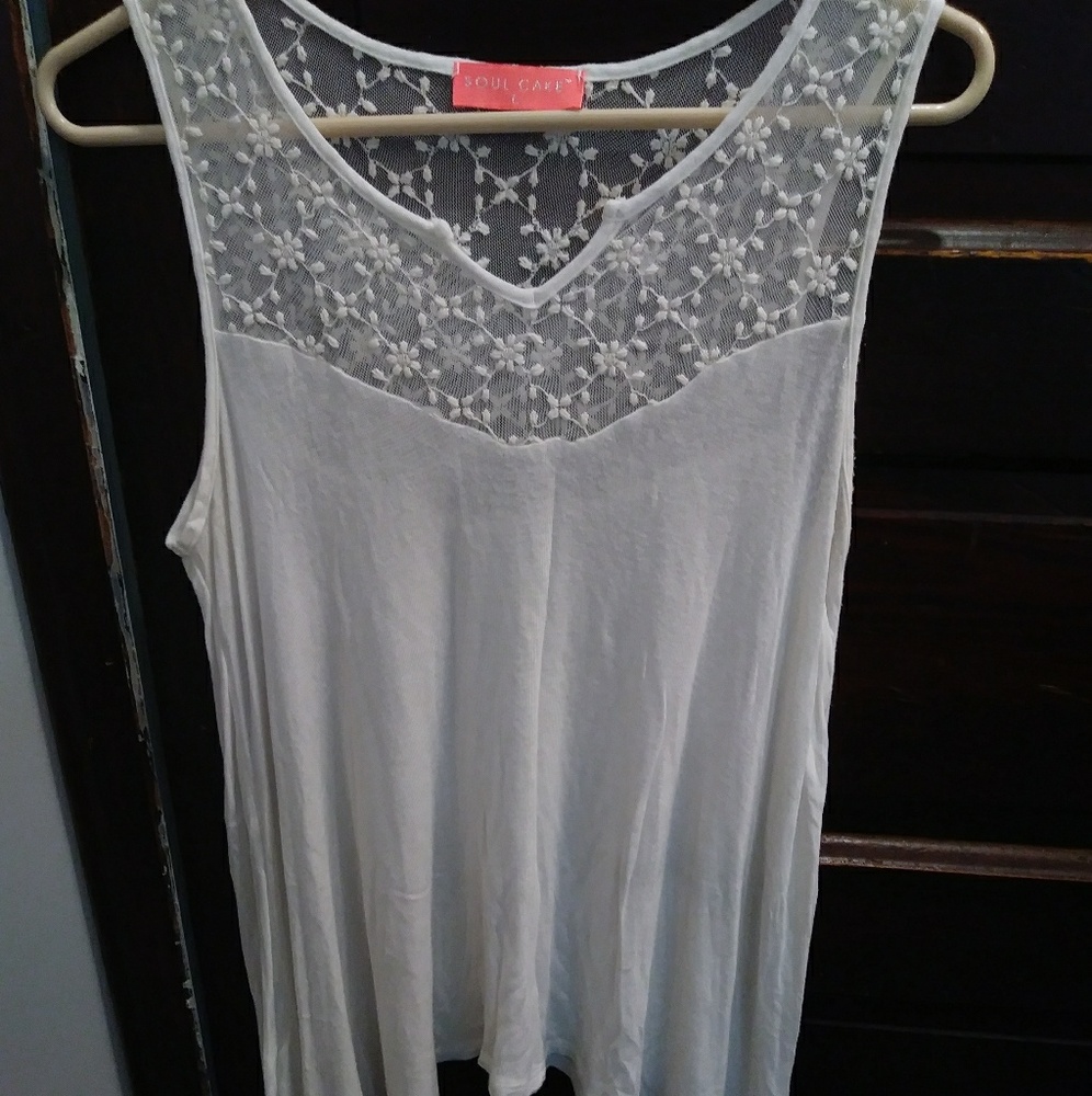 Adorable White Tank Top